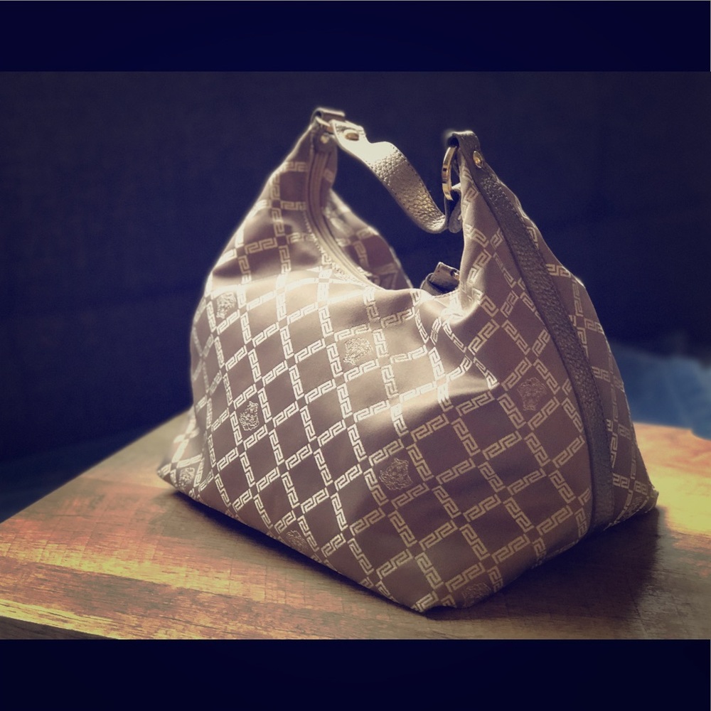 Vintage Gianni Versace Leather tote bag